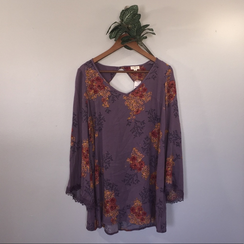 Mason & Belle Floral Tunic XS